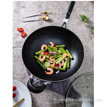 Poêle wok profonde antiadhésive en aluminium